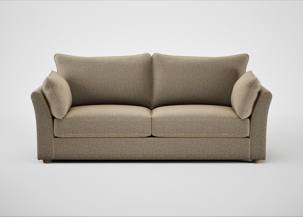Tailor 4 Seater Sofa Boucle Velvet Rocky / Natural