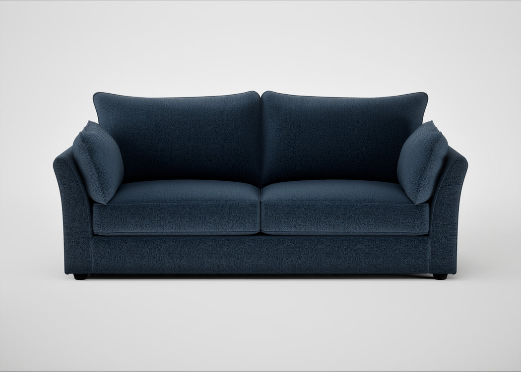 Tailor 4 Seater Sofa Boucle Velvet Space / Black