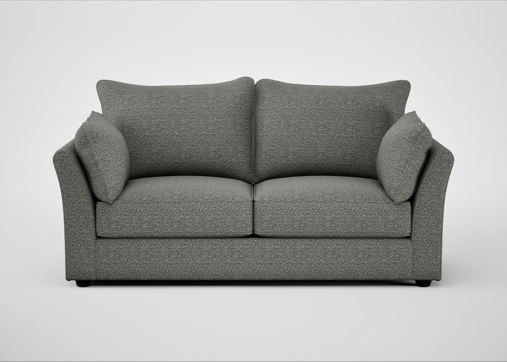 Tailor 3 Seater Sofa Boucle Tweed Lapis / Black