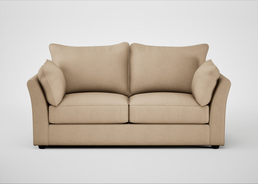 Tailor 3 Seater Sofa Capelo Linen-Cotton Bamboo / Black