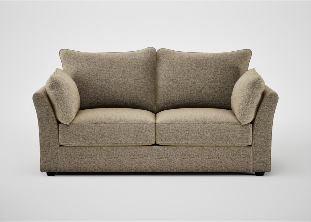 Tailor 3 Seater Sofa Boucle Velvet Rocky / Black
