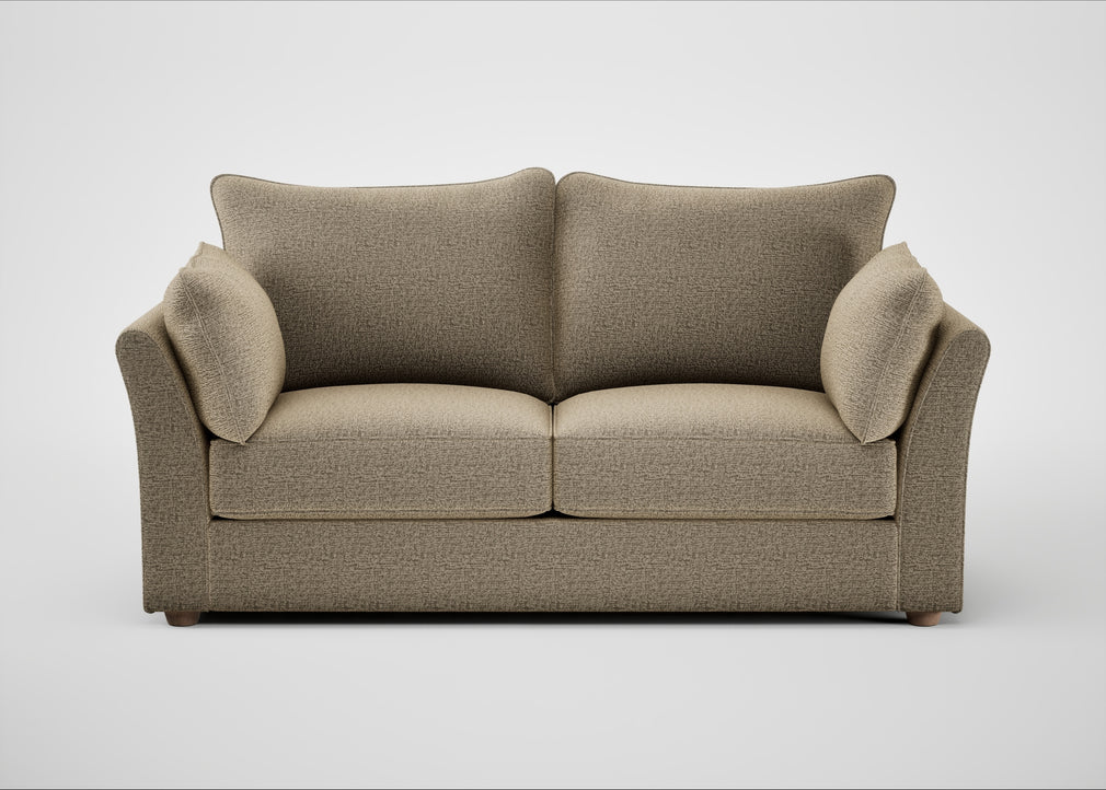 Tailor 3 Seater Sofa Boucle Velvet Rocky / Natural