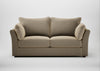 Tailor 3 Seater Sofa Boucle Velvet Rocky / Walnut Stained