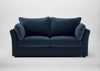 Tailor 3 Seater Sofa Boucle Velvet Space / Walnut Stained