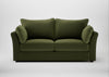 Tailor 3 Seater Sofa Boucle Velvet Wilder / Walnut Stained
