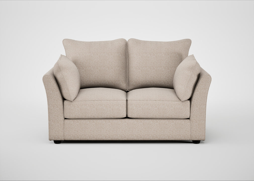 Tailor 2 Seater Sofa Boucle Tweed Pearl / Black
