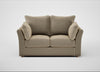 Tailor 2 Seater Sofa Boucle Velvet Rocky / Natural
