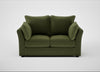 Tailor 2 Seater Sofa Boucle Velvet Wilder / Black