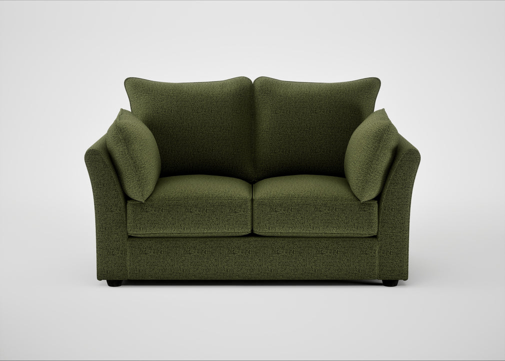 Tailor 2 Seater Sofa Boucle Velvet Wilder / Black