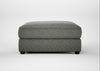 Tailor Square Footstool Boucle Tweed Lapis / Black
