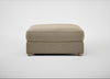 Tailor Square Footstool Boucle Velvet Rocky / Natural