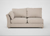 Tailor Large Left Hand Facing Corner Sofa Boucle Tweed Pearl / Natural