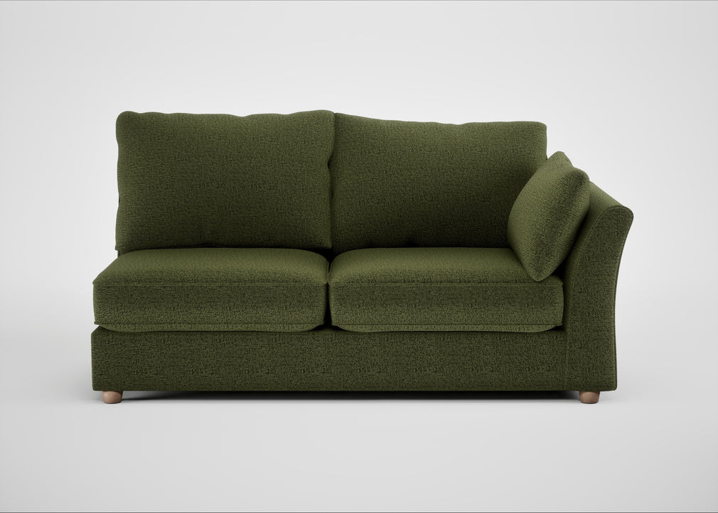 Tailor Large Right Hand Facing Corner Unit Boucle Velvet Wilder / Natural