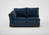Tailor Medium Left Hand Facing Corner Unit Boucle Velvet Space / Natural