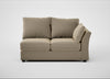Tailor Medium Right Hand Facing Corner Unit Boucle Velvet Rocky / Black