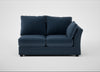 Tailor Medium Right Hand Facing Corner Unit Boucle Velvet Space / Black