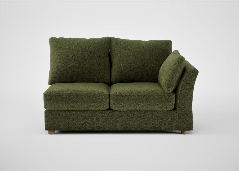 Tailor Medium Right Hand Facing Corner Unit Boucle Velvet Wilder / Natural