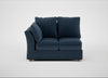 Tailor Double Left Hand Facing Corner Unit Boucle Velvet Space / Natural