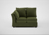 Tailor Double Left Hand Facing Corner Unit Boucle Velvet Wilder / Black