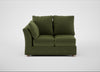 Tailor Double Left Hand Facing Corner Unit Boucle Velvet Wilder / Natural