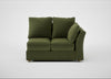 Tailor Double Right Hand Facing Corner Unit Boucle Velvet Wilder / Natural