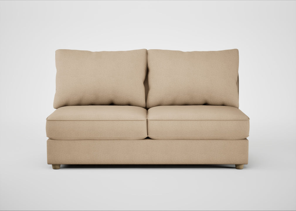 Tailor Large Armless Unit Capelo Linen-Cotton Bamboo / Natural