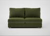 Tailor Large Armless Unit Boucle Velvet Wilder / Natural