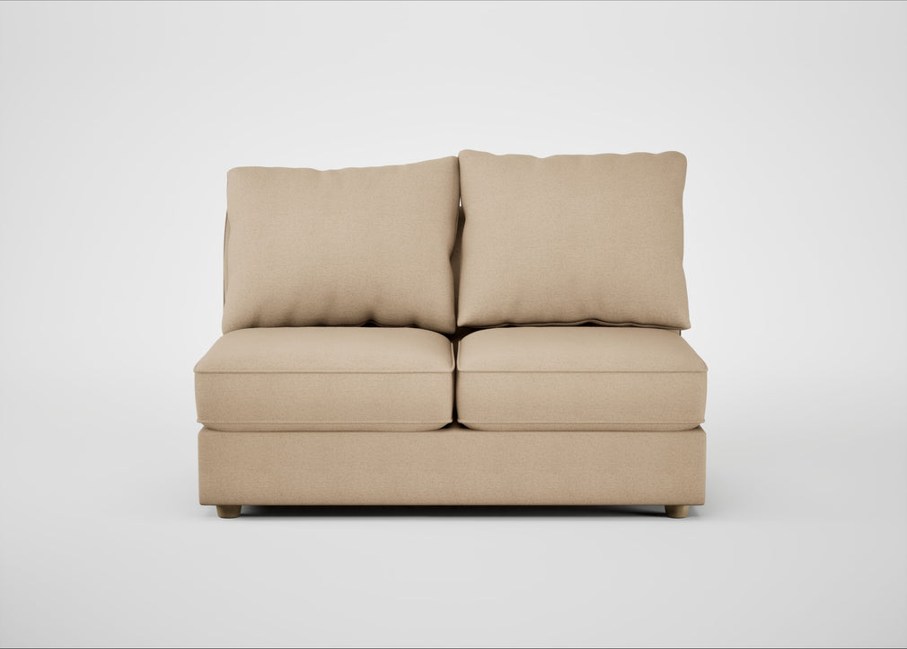 Tailor Medium Armless Unit Capelo Linen-Cotton Bamboo / Natural