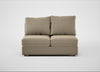 Tailor Medium Armless Unit Boucle Velvet Rocky / Natural