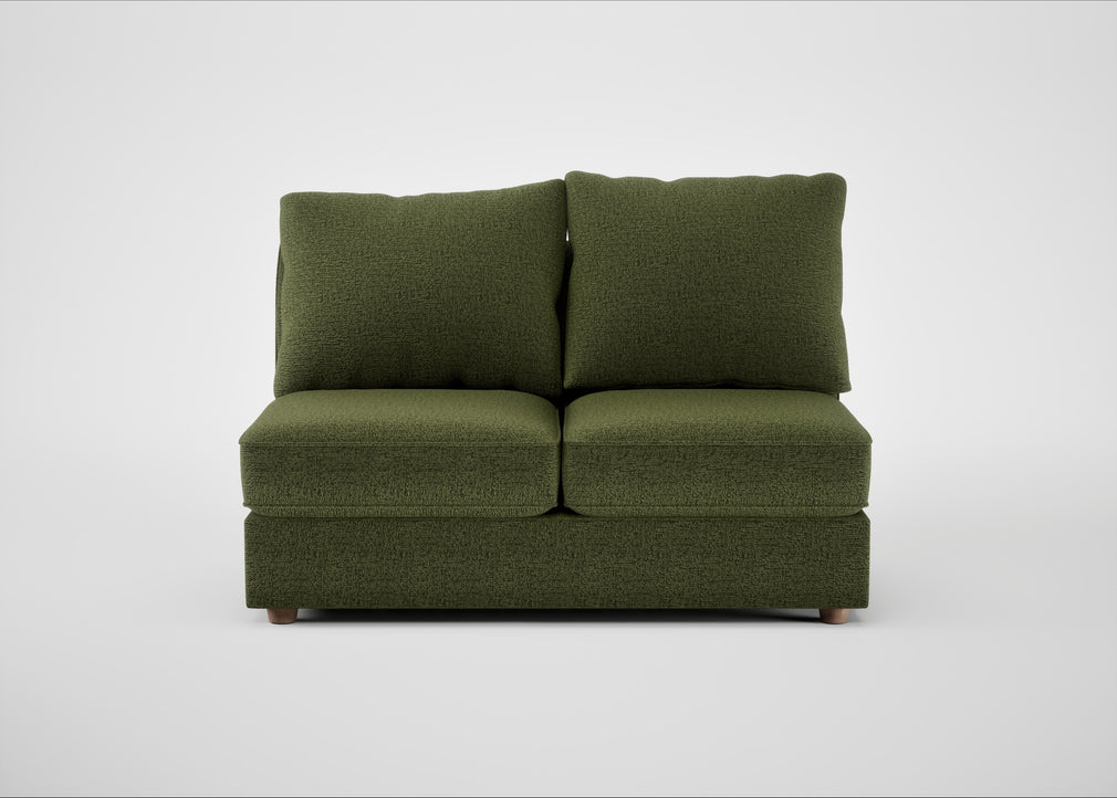 Tailor Medium Armless Unit Boucle Velvet Wilder / Natural