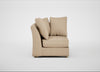 Tailor Curved Left Hand Facing Corner Unit Capelo Linen-Cotton Bamboo / Natural