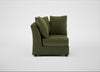 Tailor Curved Left Hand Facing Corner Unit Boucle Velvet Wilder / Black