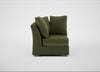 Tailor Curved Left Hand Facing Corner Unit Boucle Velvet Wilder / Natural