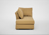 Tailor Left Hand Facing Chaise Unit Boucle Tweed Citrine / Natural