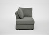 Tailor Left Hand Facing Chaise Unit Boucle Tweed Lapis / Black