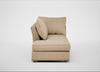 Tailor Left Hand Facing Chaise Unit Capelo Linen-Cotton Bamboo / Natural