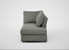 Tailor Right Hand Facing Chaise Unit Boucle Tweed Lapis / Natural