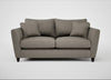 Torino 3 Seater Sofa Broad Weave Pebble / Black