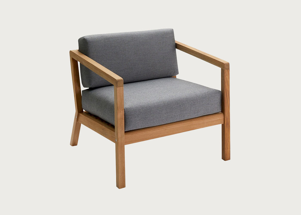 Skagerak Virkelyst Outdoor Lounge Chair in Ash