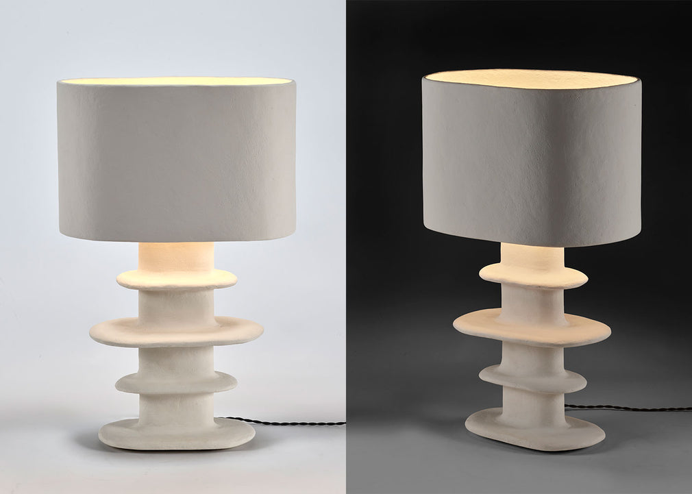 Earth Table Lamp White