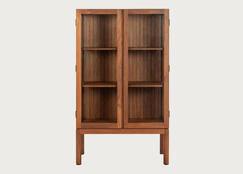 Riga Display Cabinet Walnut