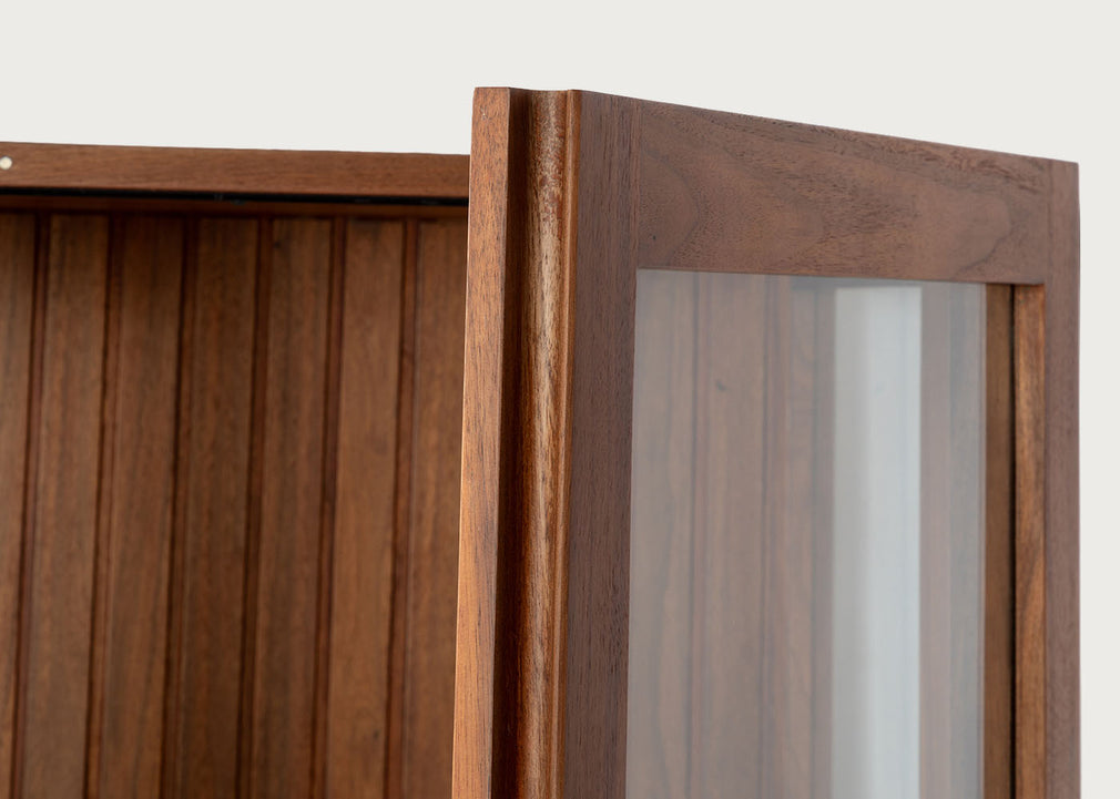 Riga Display Cabinet Walnut