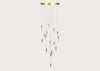 Rock Crystal LED Chandelier Pendant Light