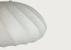 Malmo Silk Fibre Pendant Light White Large