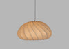 Malmo Silk Fibre Pendant Light White Large