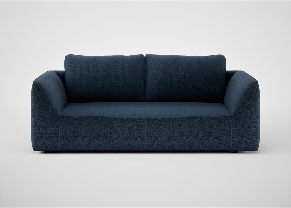 Morven 3 Seater Sofa Boucle Velvet Space