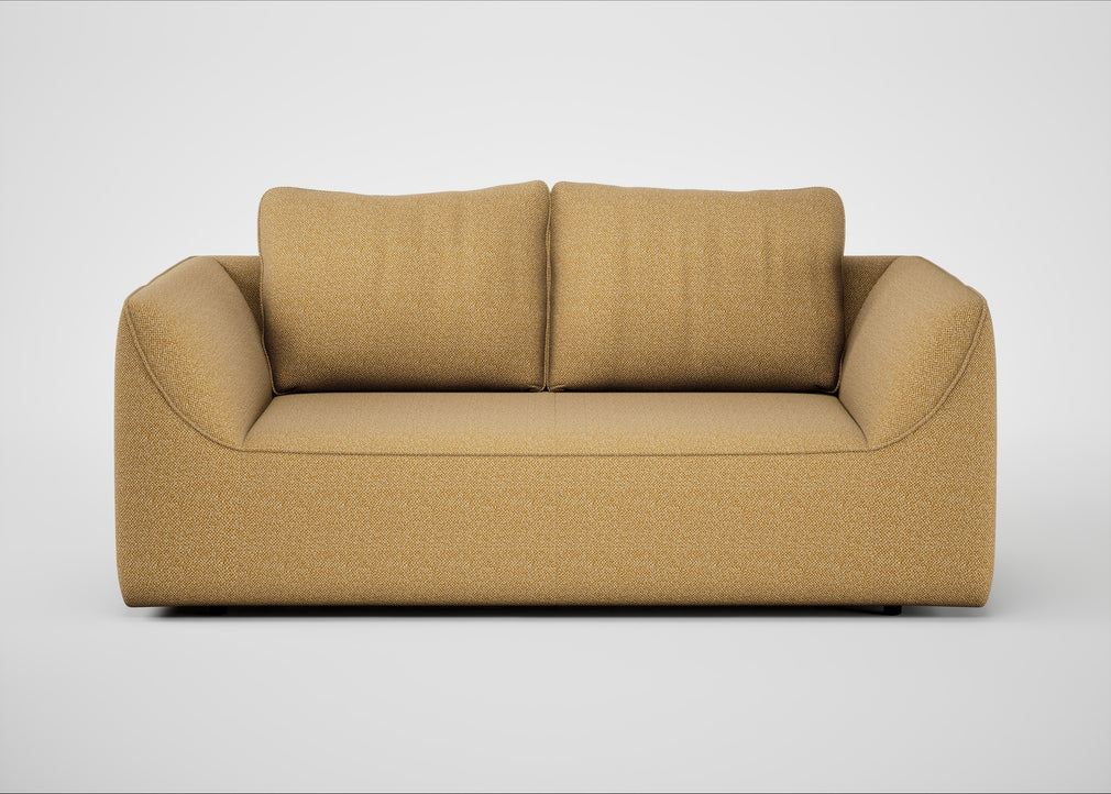 Morven 2 Seater Sofa Boucle Tweed Citrine