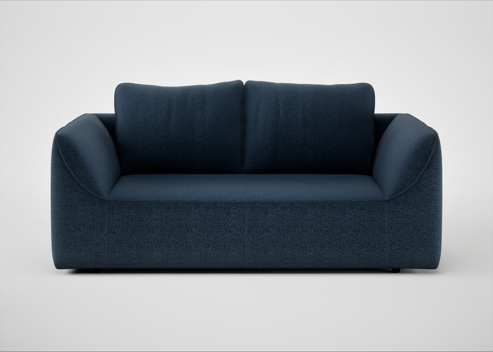 Morven 2 Seater Sofa Boucle Velvet Space