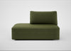 Morven Left Hand Facing Open End Unit Boucle Velvet Wilder