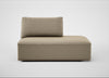 Morven Right Hand Facing Open End Unit Boucle Velvet Rocky